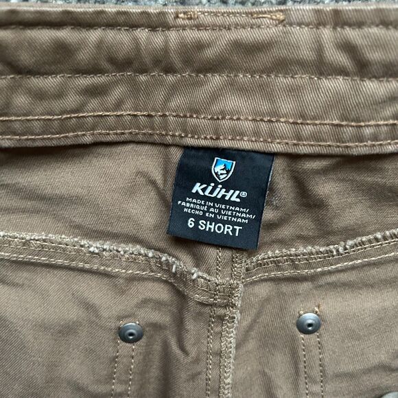Kuhl Women's Rydr Brown Canvas Cargo Pants, Size 6 S - Picture 3 of 10